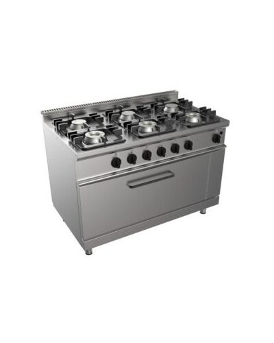 Plinski štednjak na pećnici 6P+KPP-48.0Kw